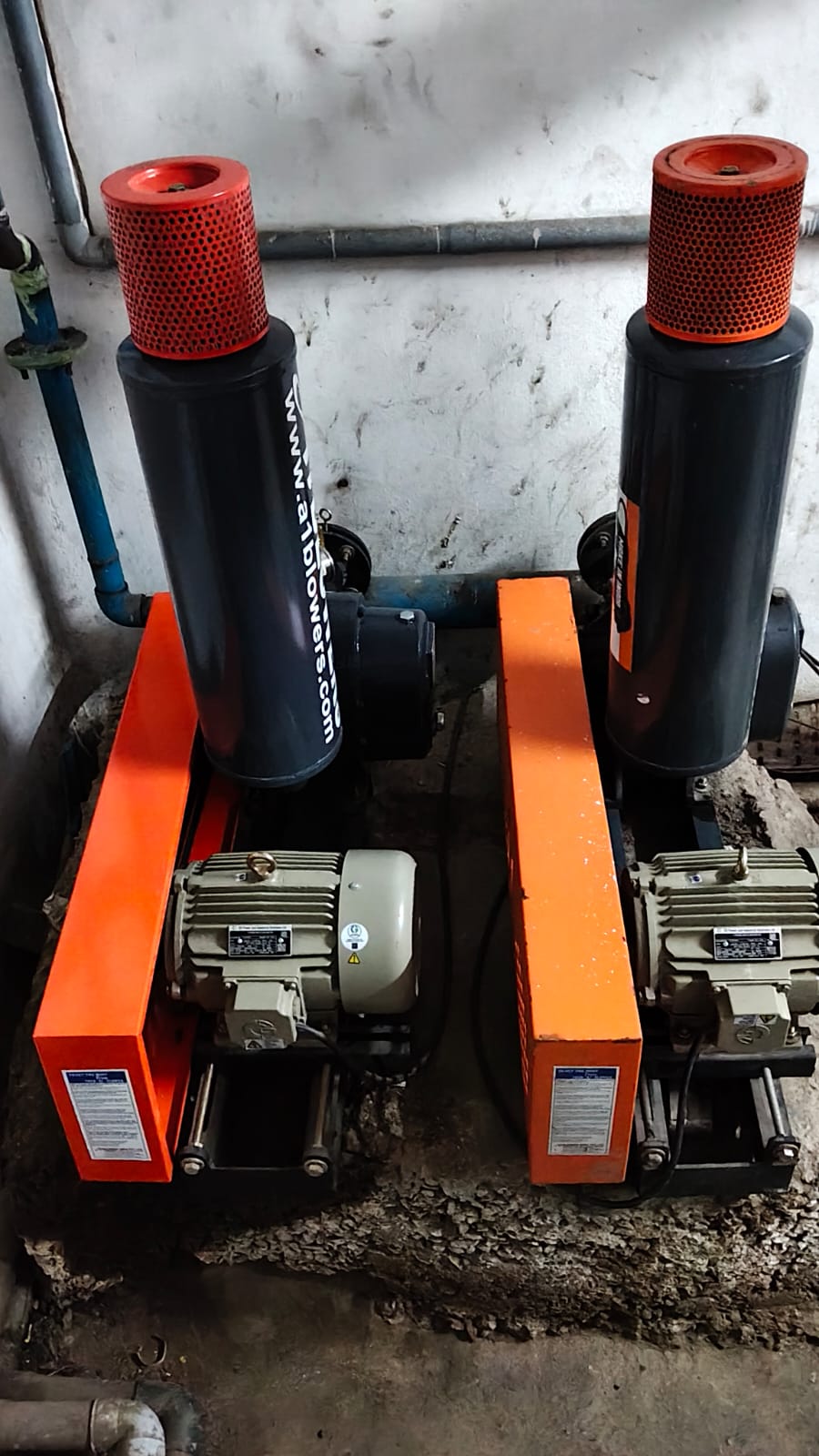 Tank after treatment - clean water